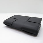 Bottega Veneta Black Leather Card Wallet