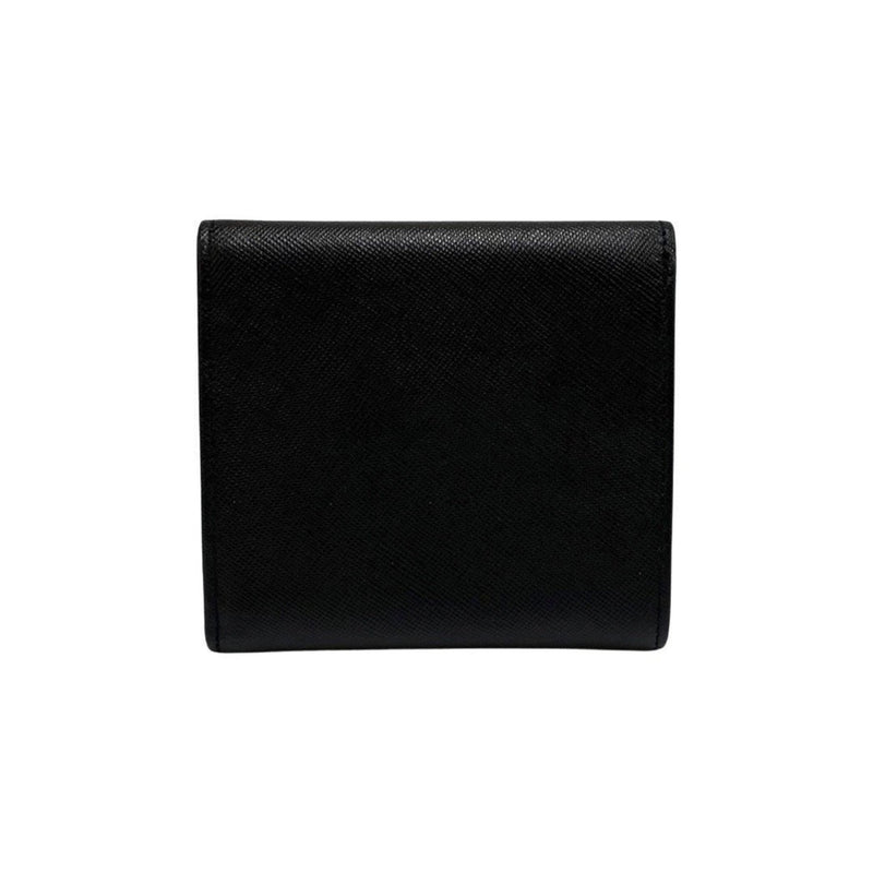 Salvatore Ferragamo Black Leather Wallet (Bi-Fold) (Pre-Owned)