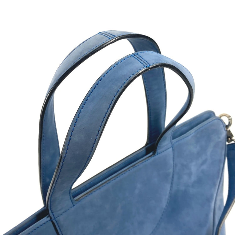 Bvlgari Blue Leather Handbag (Pre-Owned)