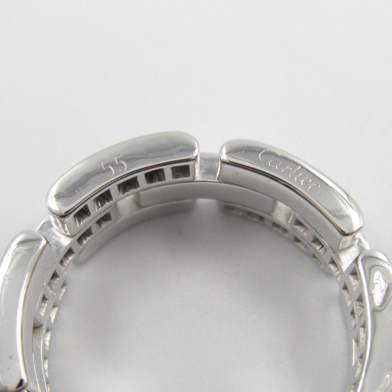 Cartier Clear White Gold (18K) Band Ring (Pre-Owned)