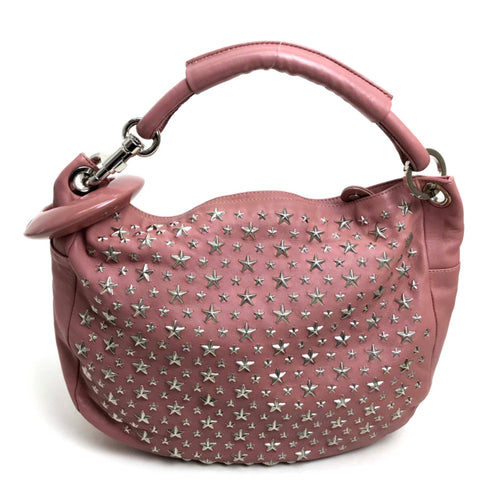 Jimmy Choo Pink Leather Shoulder Bag (Pre-Owned)