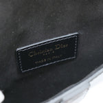 Christian Dior Black Leather Fanny Pack Saddle Bag (Pre-Owned)