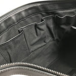 Jimmy Choo Black White Leather Clutch Bag (Pre-Owned)