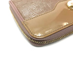 Bvlgari Beige Leather Long Wallet (Bi-Fold) (Pre-Owned)