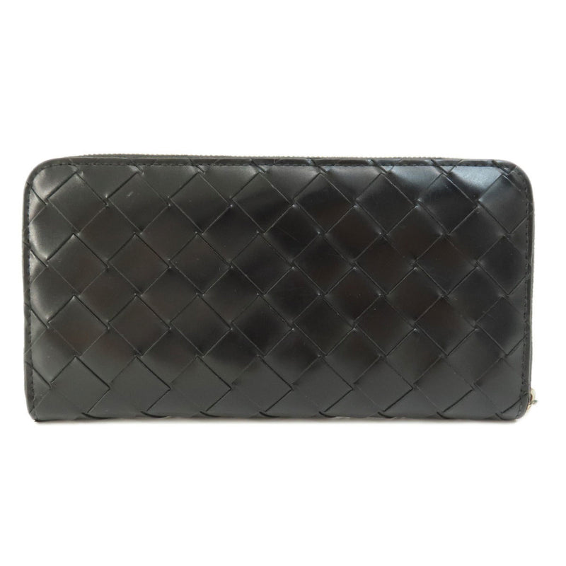 Bottega Veneta Intrecciato Black Intrecciato Coin Purse/Coin Case (Pre-Owned)