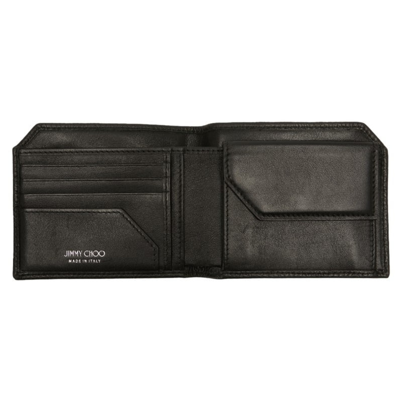 Jimmy Choo Black Leather Wallet (Bi-Fold) (Pre-Owned)