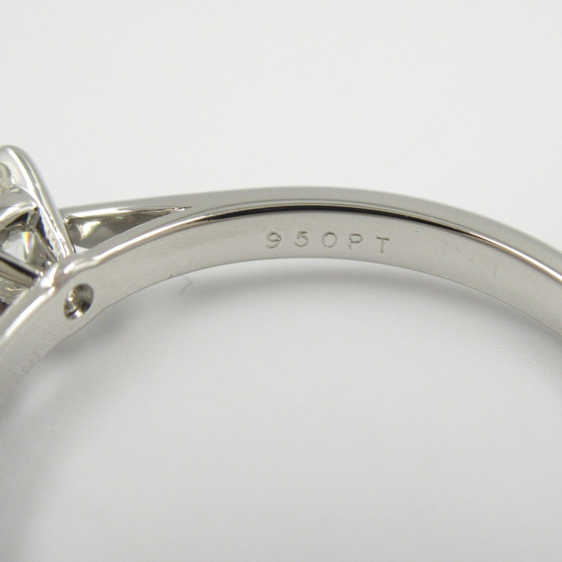 Cartier Clear Platinum 950 Band Ring (Pre-Owned)