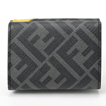 Fendi Black Fabric Wallet (Tri-Fold) (Pre-Owned)