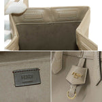 Fendi Beige Leather Shoulder Bag (Pre-Owned)