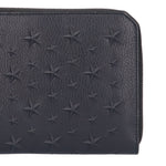 Jimmy Choo Navy Leather Coin Purse/Coin Case (Pre-Owned)