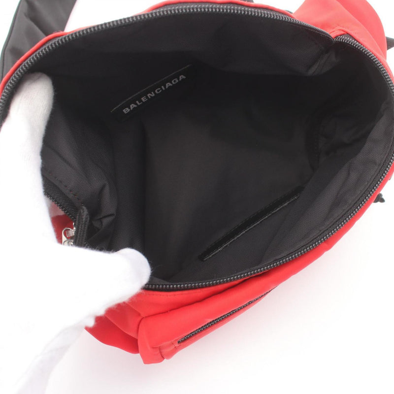 Balenciaga Red Color Nylon Fanny Pack (Pre-Owned)