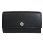 Bvlgari Black Leather Long Wallet (Bi-Fold) (Pre-Owned)