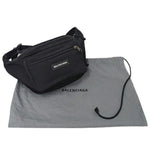 Balenciaga Black Nylon Fanny Pack Sling Bag (Pre-Owned)