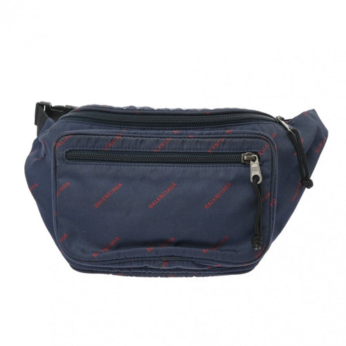 Balenciaga Navy Nylon Fanny Pack (Pre-Owned)