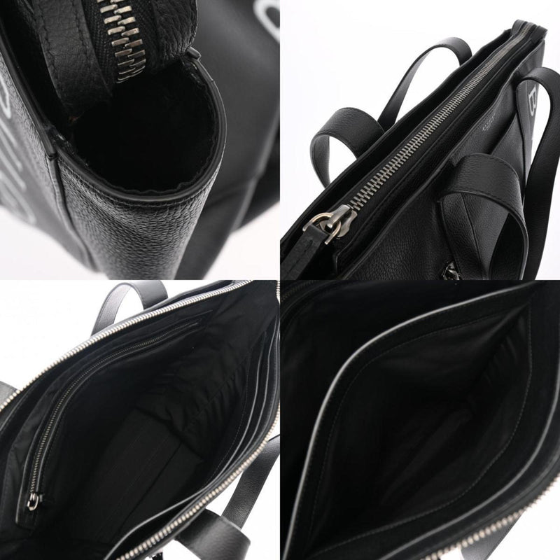 Bvlgari Black Leather Tote Bag (Pre-Owned)