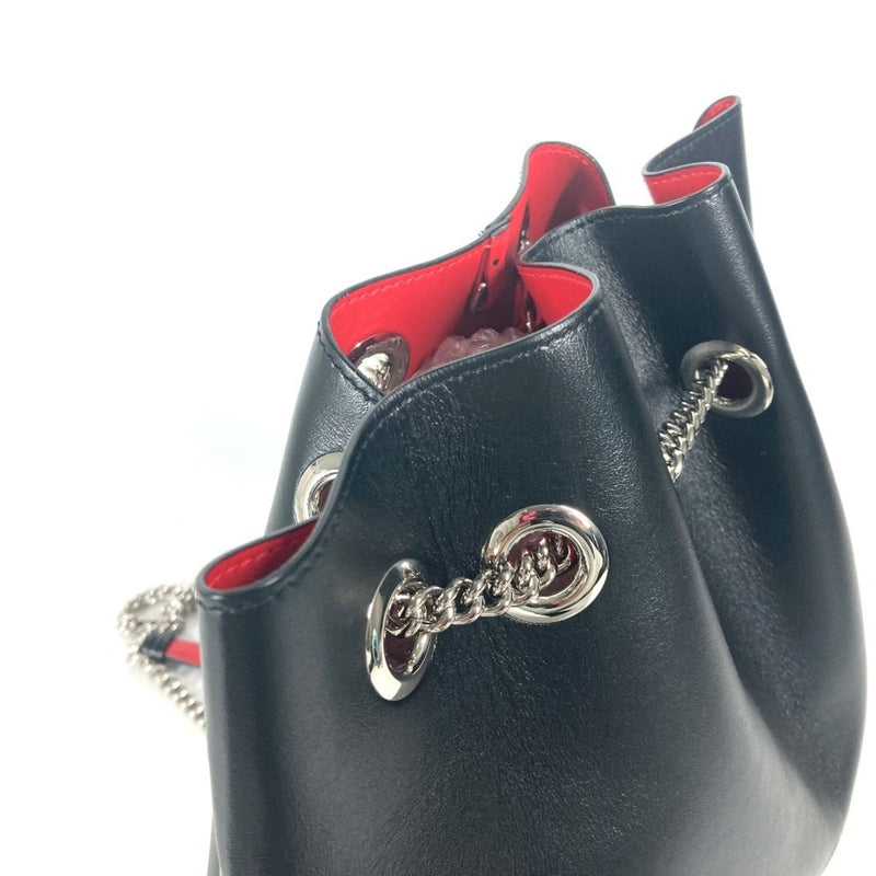 Christian Louboutin Black Spangles Leather Backpack (Pre-Owned)