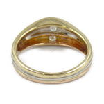 Cartier Clear Pink Gold (18K) White Gold (18K) Yellow Gold (18K) Band Ring (Pre-Owned)