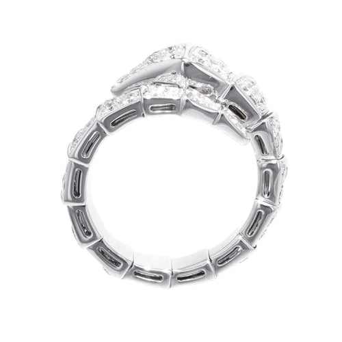 Bvlgari White Gold White Gold (18K) Band Ring (Pre-Owned)