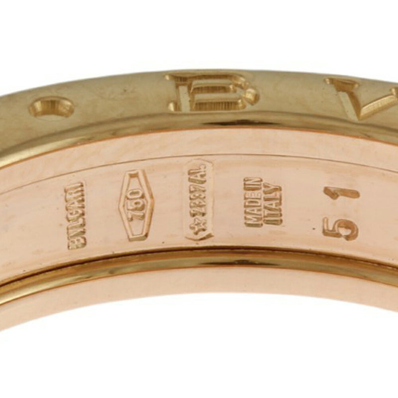 Bvlgari Gold Pink Gold Pink Gold (18K) Band Ring (Pre-Owned)