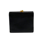 Salvatore Ferragamo Black Leather Wallet (Bi-Fold) (Pre-Owned)