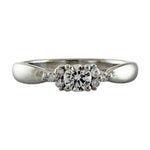 Tiffany Silver Platinum 950 Band Ring (Pre-Owned)