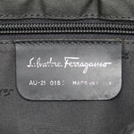 Salvatore Ferragamo Black Nylon Handbag Shoulder Bag (Pre-Owned)