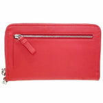 Tumi Coral Red Leather Long Wallet (Bi-Fold) (Pre-Owned)