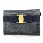 Salvatore Ferragamo Black Leather Pouch (Pre-Owned)