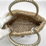 Anteprima Gold Pvc Wire Nylon Handbag (Pre-Owned)