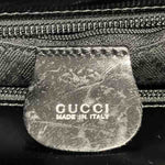 Gucci Black Nylon Canvas Shoulder Bag Tote Bag (Pre-Owned)