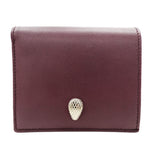 Bvlgari Bordeaux Leather Wallet (Bi-Fold) (Pre-Owned)