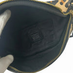 Coach Beige Pvc Leather Fanny Pack (Pre-Owned)