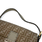 Fendi Beige Wool Leather Handbag (Pre-Owned)