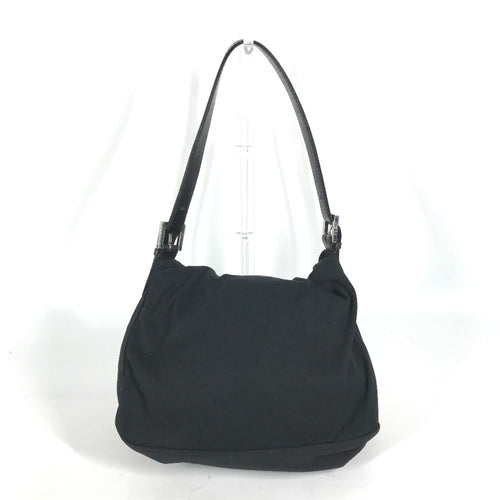 Fendi Black Jersey Shoulder Bag (Pre-Owned)