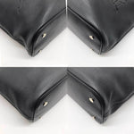 Bvlgari Collezione Black Leather Tote Bag (Pre-Owned)