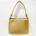 Versace Beige Leather Shoulder Bag (Pre-Owned)