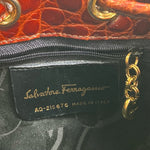 Salvatore Ferragamo Brown Leather Backpack (Pre-Owned)