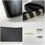 Salvatore Ferragamo Black Leather Shoulder Bag (Pre-Owned)