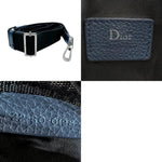 Christian Dior Navy Leather Shoulder Bag (Pre-Owned)