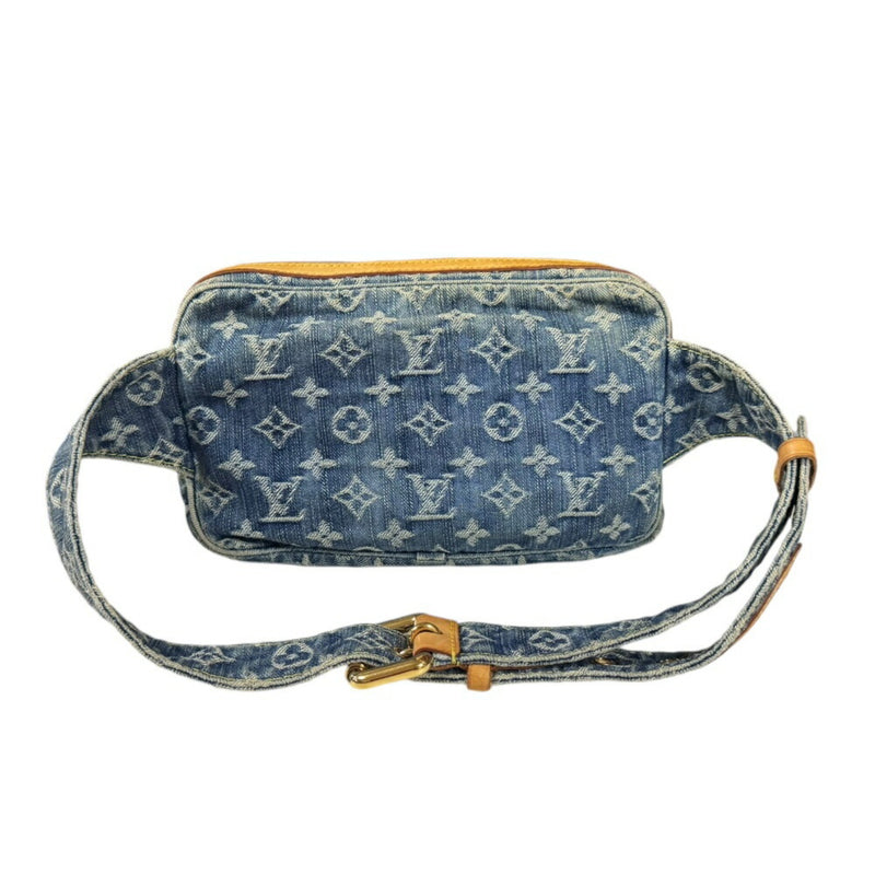 Louis Vuitton Blue Monogram Denim Fanny Pack (Pre-Owned)