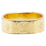 Louis Vuitton Gold Silver Band Ring (Pre-Owned)