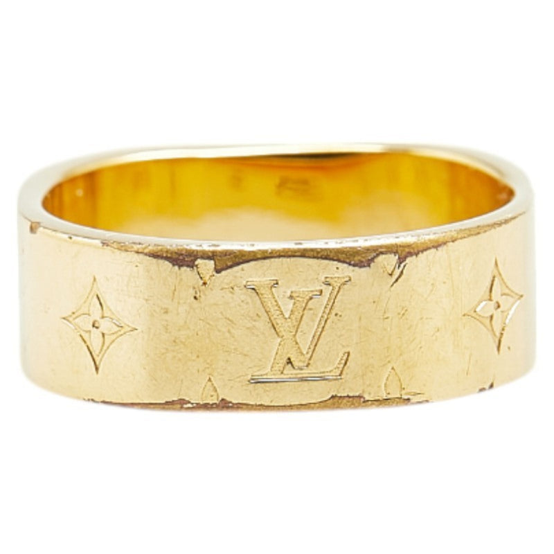 Louis Vuitton Gold Silver Band Ring (Pre-Owned)