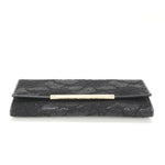 Jimmy Choo Black Leather Clutch Bag (Pre-Owned)