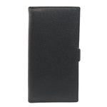 Bvlgari Black Leather Long Wallet (Bi-Fold) (Pre-Owned)