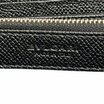 Bvlgari Black Leather Long Wallet (Bi-Fold) (Pre-Owned)