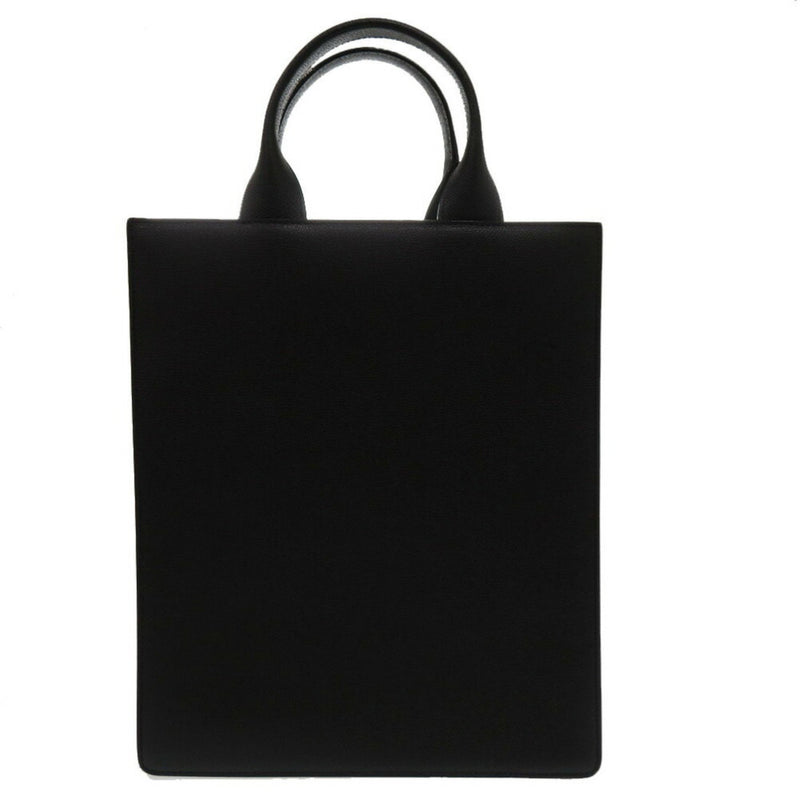 Valextra Black Leather Tote Bag (Pre-Owned)