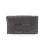 Bottega Veneta Black Leather Long Wallet (Bi-Fold)