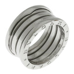 Bvlgari B.Zero1 Silver White Gold (18K) Band Ring (Pre-Owned)