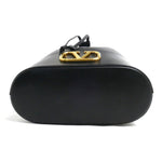 Valentino Garavani Black Leather Shoulder Bag (Pre-Owned)