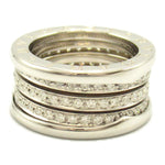 Bvlgari Clear White Gold (18K) Band Ring (Pre-Owned)